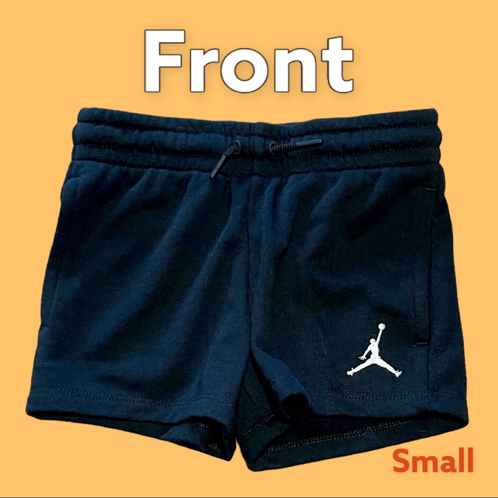 Black Nike air Jordan shorts for girls